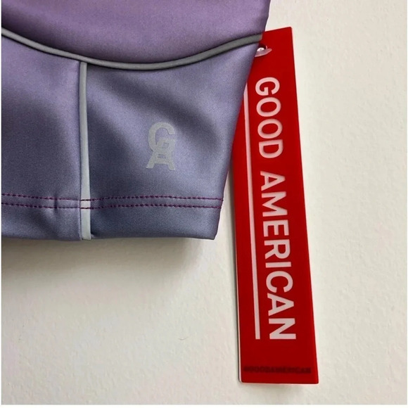 New Good American Electric Feel Ombre Contour Bra top sunset halter Racerback - Picture 16 of 16